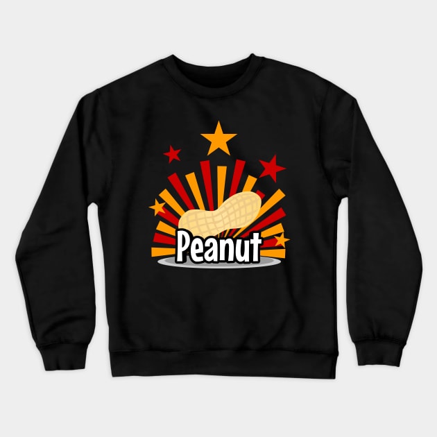 Peanut Crewneck Sweatshirt by lorikitty